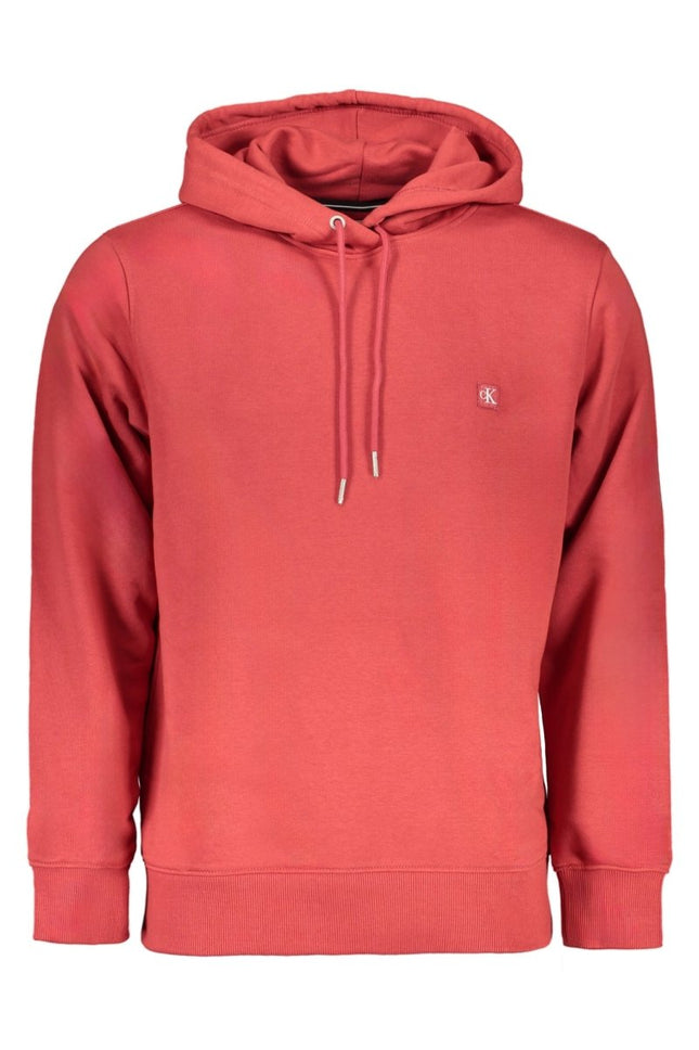 SEO. Calvin Klein Sweatshirt Herren Rot – Kapuzenpullover mit Logo-Applikation - Rot Linkreich