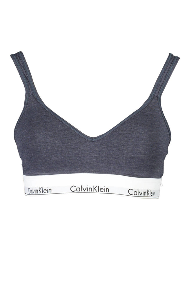 CALVIN KLEIN Bralette Damen Blau – Gepolsterter Sommer-BH mit Logo