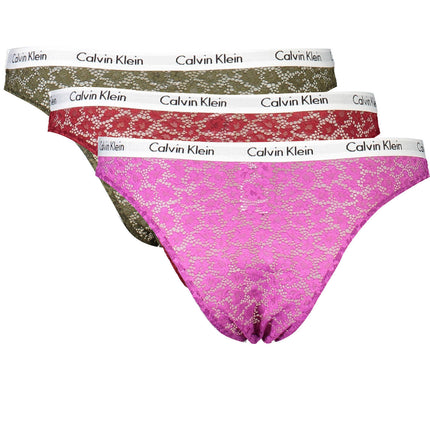 CALVIN KLEIN Brasilianische Slips Damen – Dreierpack in Grün | Elastischer Bund