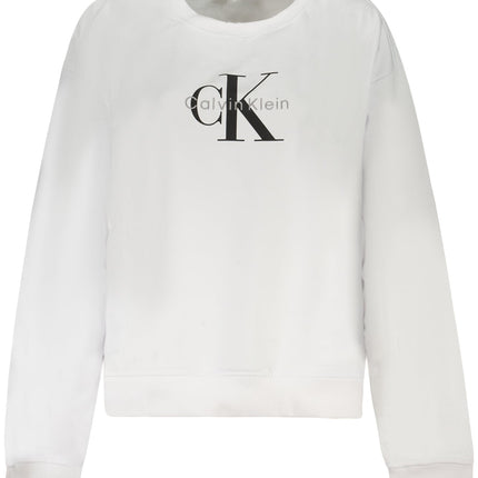 CALVIN KLEIN Sweatshirt Damen Grau – Gebürstet, Rundhalsausschnitt | soulluna