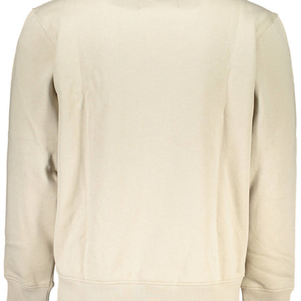 Calvin Klein Beiges Sweatshirt Mit Reissverschluss Für Herren