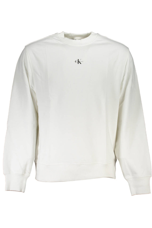 Calvin Klein Herren-Sweatshirt Mit Zip Weiss