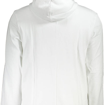 Calvin Klein Sweatshirt Herren – Weisses Kapuzen-Sweatshirt ohne Reissverschluss