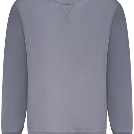 CALVIN KLEIN Sweatshirt Herren Blau – Gebürstete Baumwolle mit Logo