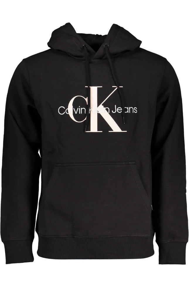 Calvin Klein Schwarzes Herren-Sweatshirt Mit Reissverschluss