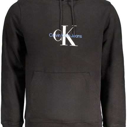 Calvin Klein Schwarzes Herren-Sweatshirt Mit Reissverschluss