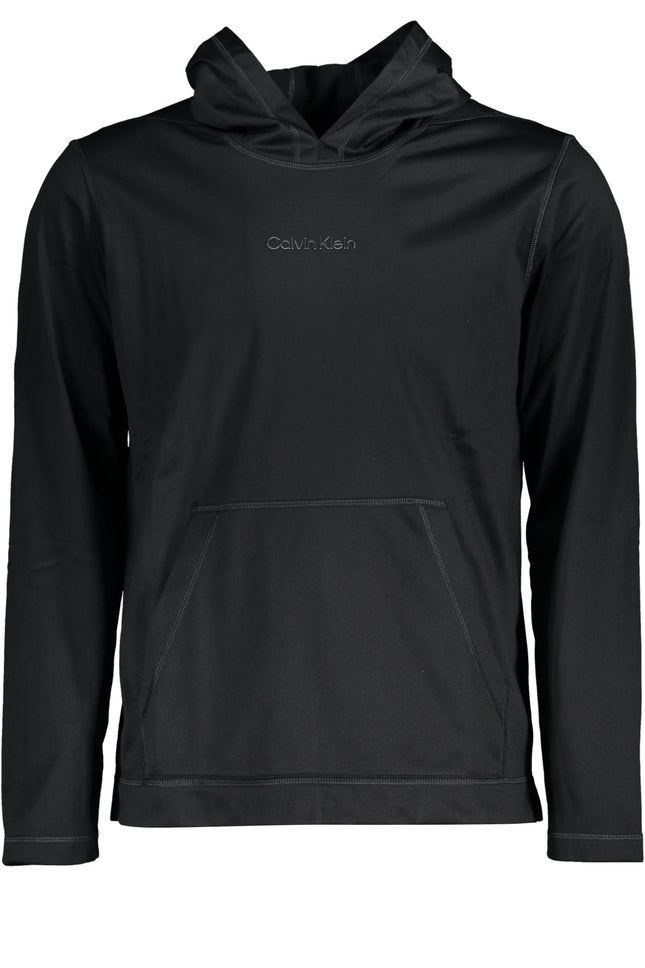 Calvin Klein Sweatshirt Herren mit Reißverschluss – Schwarzes Kapuzen-Sweatshirt