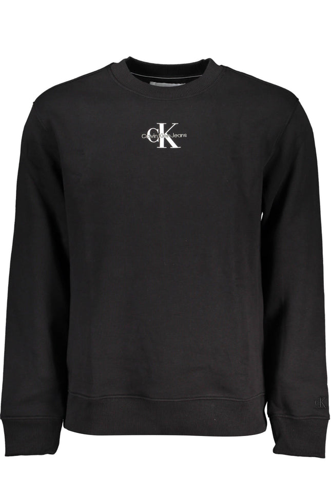 Calvin Klein Schwarzes Herren-Sweatshirt Mit Reissverschluss