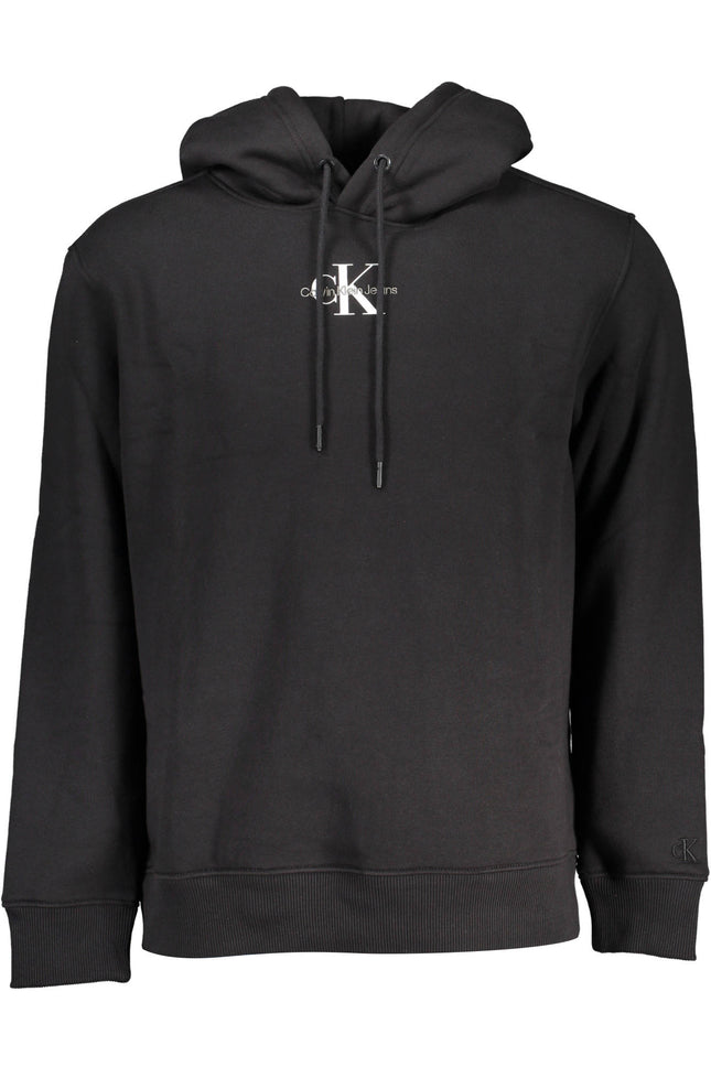 Calvin Klein Schwarzes Herren-Sweatshirt Mit Reissverschluss