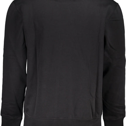 Calvin Klein Schwarzes Herren-Sweatshirt Mit Reissverschluss