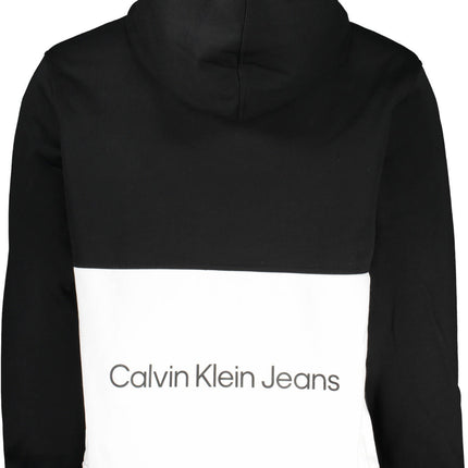 Calvin Klein Schwarzes Herren-Sweatshirt Mit Reissverschluss
