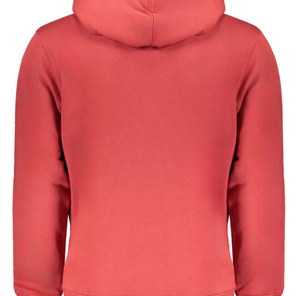 Calvin Klein Sweatshirt Herren Rot – Kapuzenpullover mit Logo-Applikation
