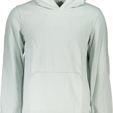 Calvin Klein Sweatshirt Herren – Weisses Kapuzen-Sweatshirt ohne Reissverschluss