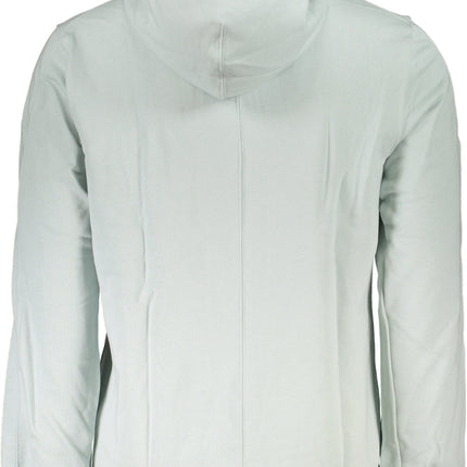 Calvin Klein Sweatshirt Herren – Weisses Kapuzen-Sweatshirt ohne Reissverschluss