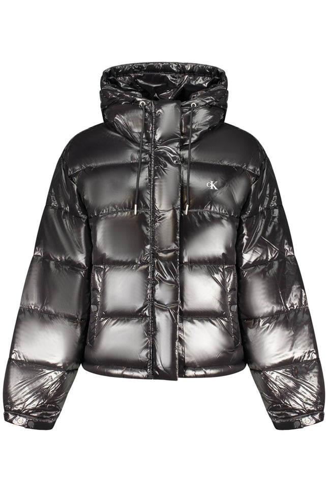 CALVIN KLEIN Damenjacke schwarz – Kapuzenjacke für Herbst/Winter | soulluna.de