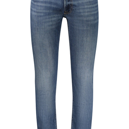 CALVIN KLEIN Herren-Jeans Blau – Schmaler Schnitt mit Used-Look | soulluna.de