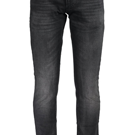 CALVIN KLEIN HERREN-JEANS AUS SCHWARZEM DENIM