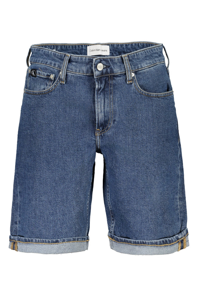 CALVIN KLEIN Herren Jeans Shorts Blau – Regular Fit mit Logo | soulluna.de