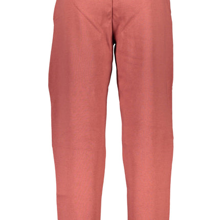 CALVIN KLEIN Rote Damenhose – Jogginghose mit Fleecefutter für Herbst/Winter