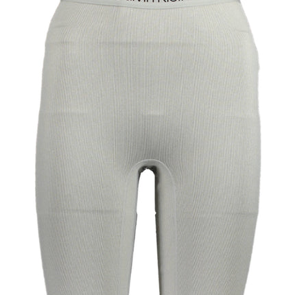 Calvin Klein Graue Kurze Damenhose – Bequeme Jogginghose für Frühjahr/Sommer