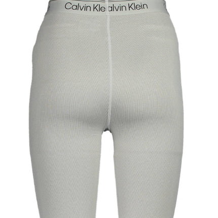 Calvin Klein Graue Kurze Damenhose – Bequeme Jogginghose für Frühjahr/Sommer