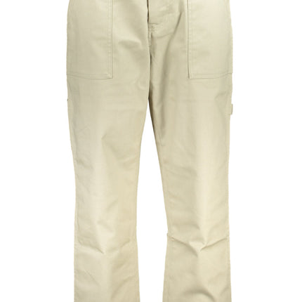CALVIN KLEIN Herren Hose beige – Klassische Chino für Herbst/Winter | soulluna.de