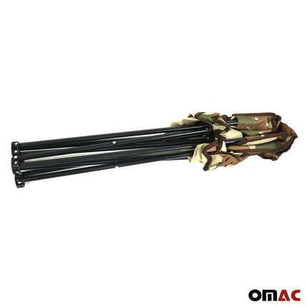 Campingstuhl Klappstuhl Gartenstuhl Anglerstuhl Picknick BBQ Tarnung Gemustert