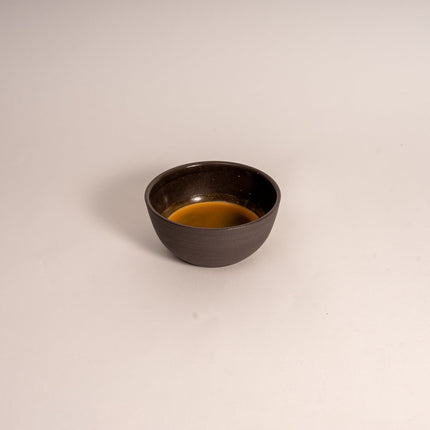 KUMO Cappuccino Tasse grau/schwarz