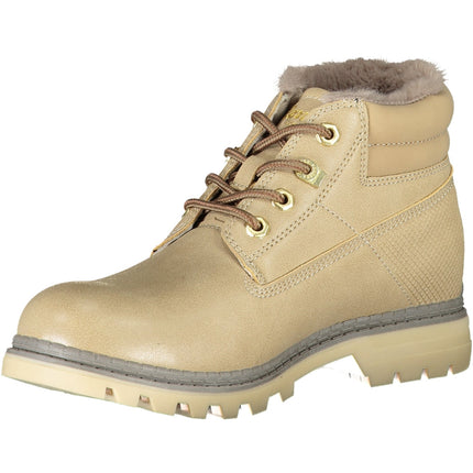 Carrera Beige Damenschuhstiefel – Stiefeletten für Damen mit Schnürsenkeln | soulluna.de