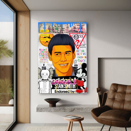 Carrey - Leinwandbild Pop Art (Canvas) kaufen bei Linkreich – Jetzt entdecken!