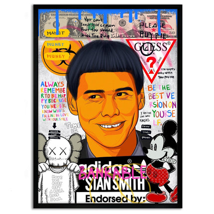 Carrey - Leinwandbild Pop Art (Canvas) kaufen bei Linkreich – Jetzt entdecken!