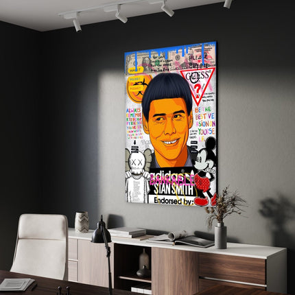 Carrey - Leinwandbild Pop Art (Canvas) kaufen bei Linkreich – Jetzt entdecken!