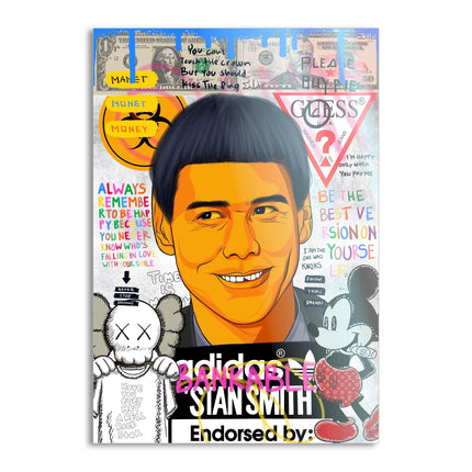 Carrey - Leinwandbild Pop Art (Canvas) kaufen bei Linkreich – Jetzt entdecken!