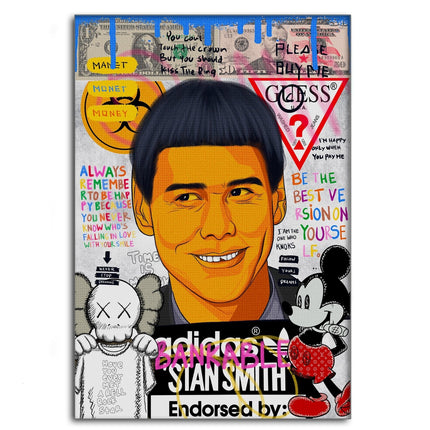 Carrey - Leinwandbild Pop Art (Canvas) kaufen bei Linkreich – Jetzt entdecken!