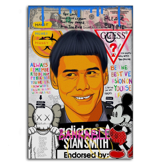 Carrey - Leinwandbild Pop Art (Canvas) kaufen bei Linkreich – Jetzt entdecken!