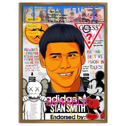 Carrey - Leinwandbild Pop Art (Canvas) kaufen bei Linkreich – Jetzt entdecken!