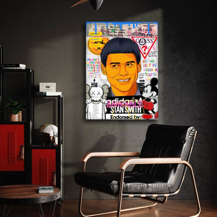 Carrey - Leinwandbild Pop Art (Canvas) kaufen bei Linkreich – Jetzt entdecken!