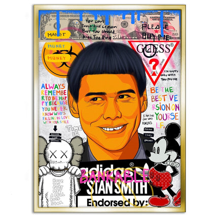 Carrey - Leinwandbild Pop Art (Canvas) kaufen bei Linkreich – Jetzt entdecken!