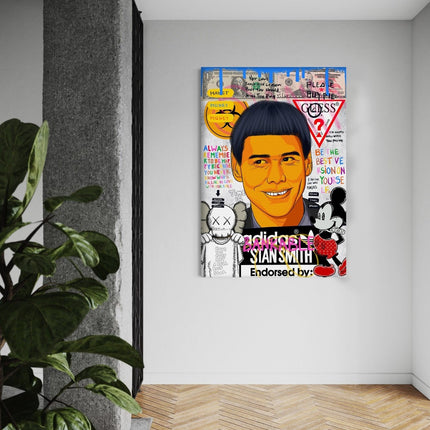 Carrey - Leinwandbild Pop Art (Canvas) kaufen bei Linkreich – Jetzt entdecken!