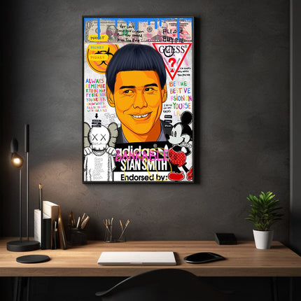 Carrey - Leinwandbild Pop Art (Canvas) kaufen bei Linkreich – Jetzt entdecken!