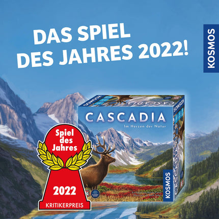 SEO. Cascadia Spiel des Jahres 2022 - KOSMOS Brettspiel Familienspiel - Linkreich