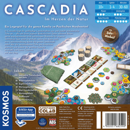 SEO. Cascadia Spiel des Jahres 2022 - KOSMOS Brettspiel Familienspiel - Linkreich