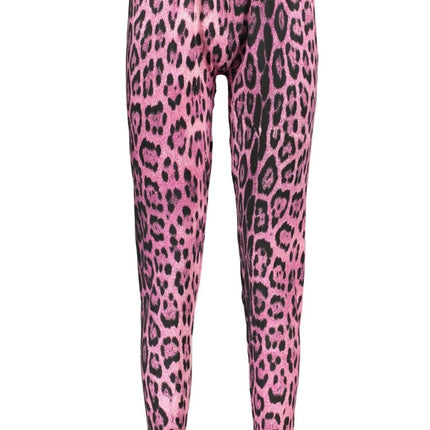 SEO. CAVALLI CLASS Damen - Leggings Rosa – Gemusterte Leggings für Frühjahr/Sommer | soulluna.de - Rosa Linkreich