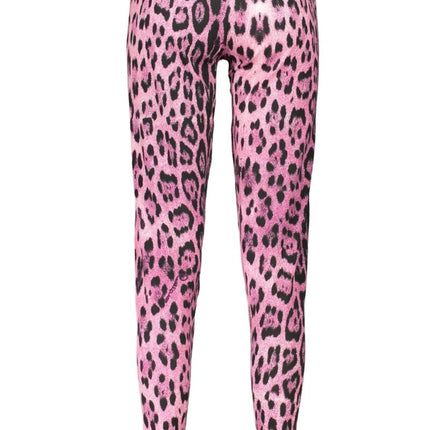 SEO. CAVALLI CLASS Damen - Leggings Rosa – Gemusterte Leggings für Frühjahr/Sommer | soulluna.de - Rosa Linkreich