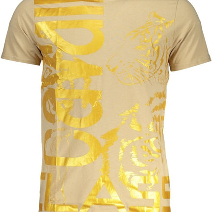 SEO. Cavalli Class Grünes Kurzärmeliges Herren - T-Shirt - Grün Linkreich