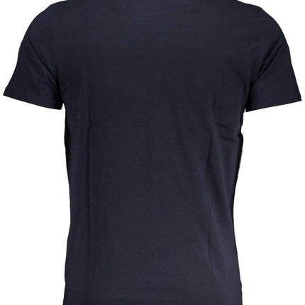 SEO. Cavalli Class Grünes Kurzärmeliges Herren - T-Shirt - Blau Linkreich