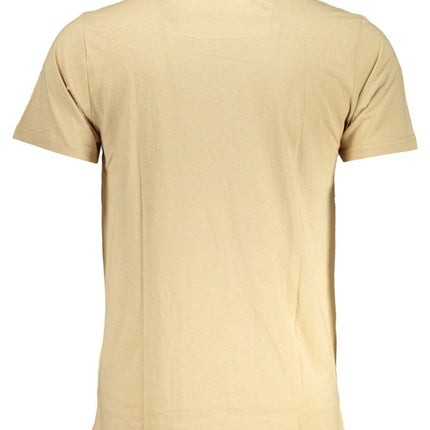 SEO. Cavalli Class Herren - Kurzärmeliges T-Shirt Blau - Schwarz Linkreich