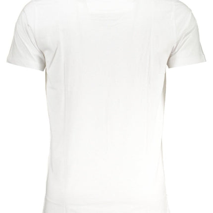 SEO. Cavalli Class Herren - Kurzärmeliges T-Shirt Blau - Schwarz Linkreich