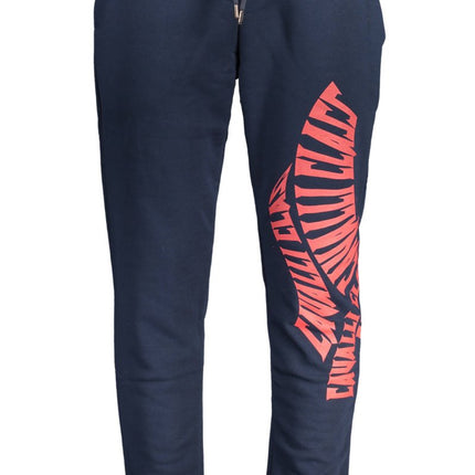 SEO. CAVALLI CLASS Jogginghose Herren – Weisse Sport - Hose mit elastischem Bund - Blau Linkreich