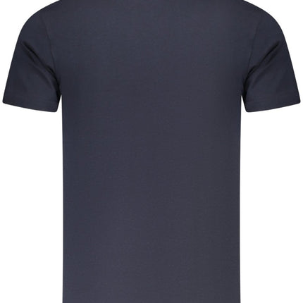 SEO. Cavalli Class Kurzarm - T-Shirt Herren Blau - Weiß Linkreich